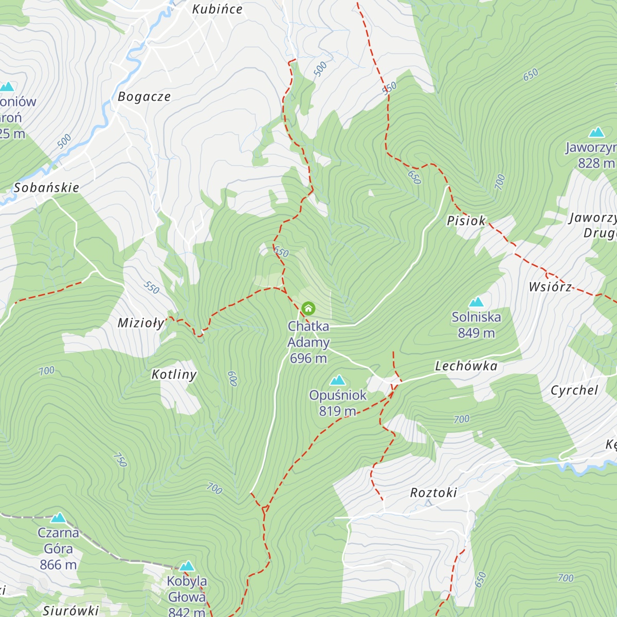 Chatka Adamy map