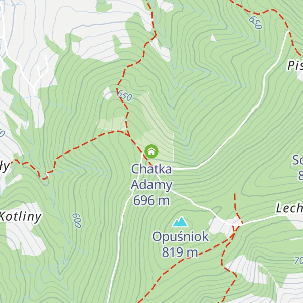 Map of Chatka Adamy
