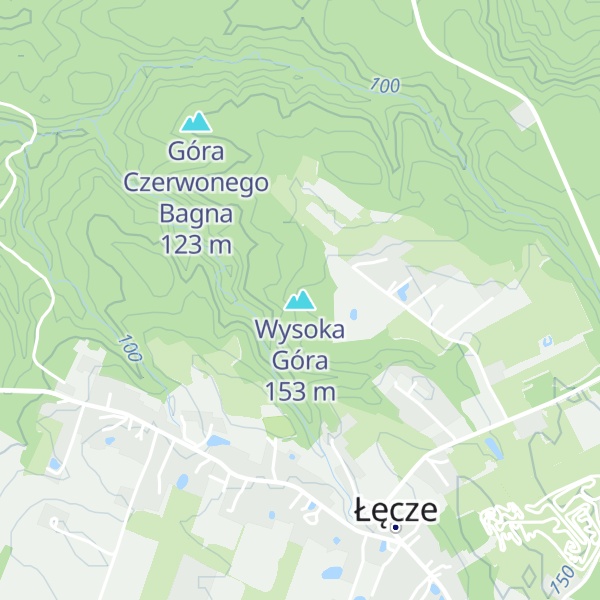 Map of Wysoka Góra