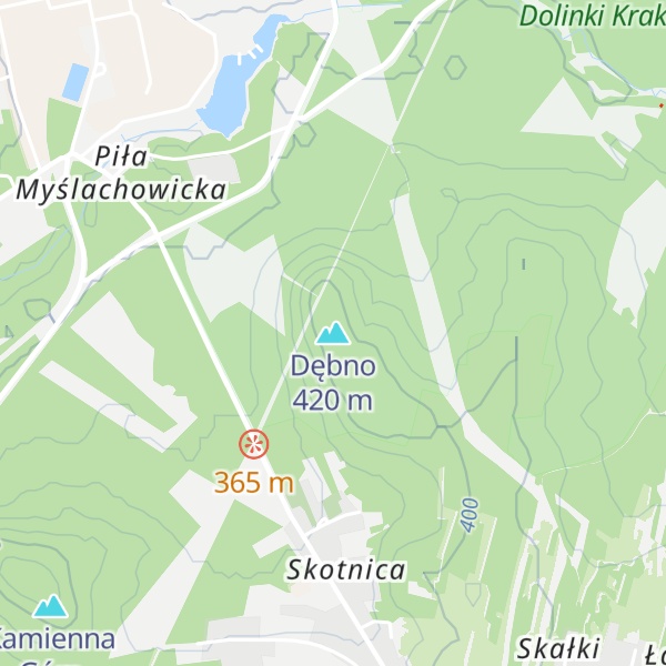Map of Dębno