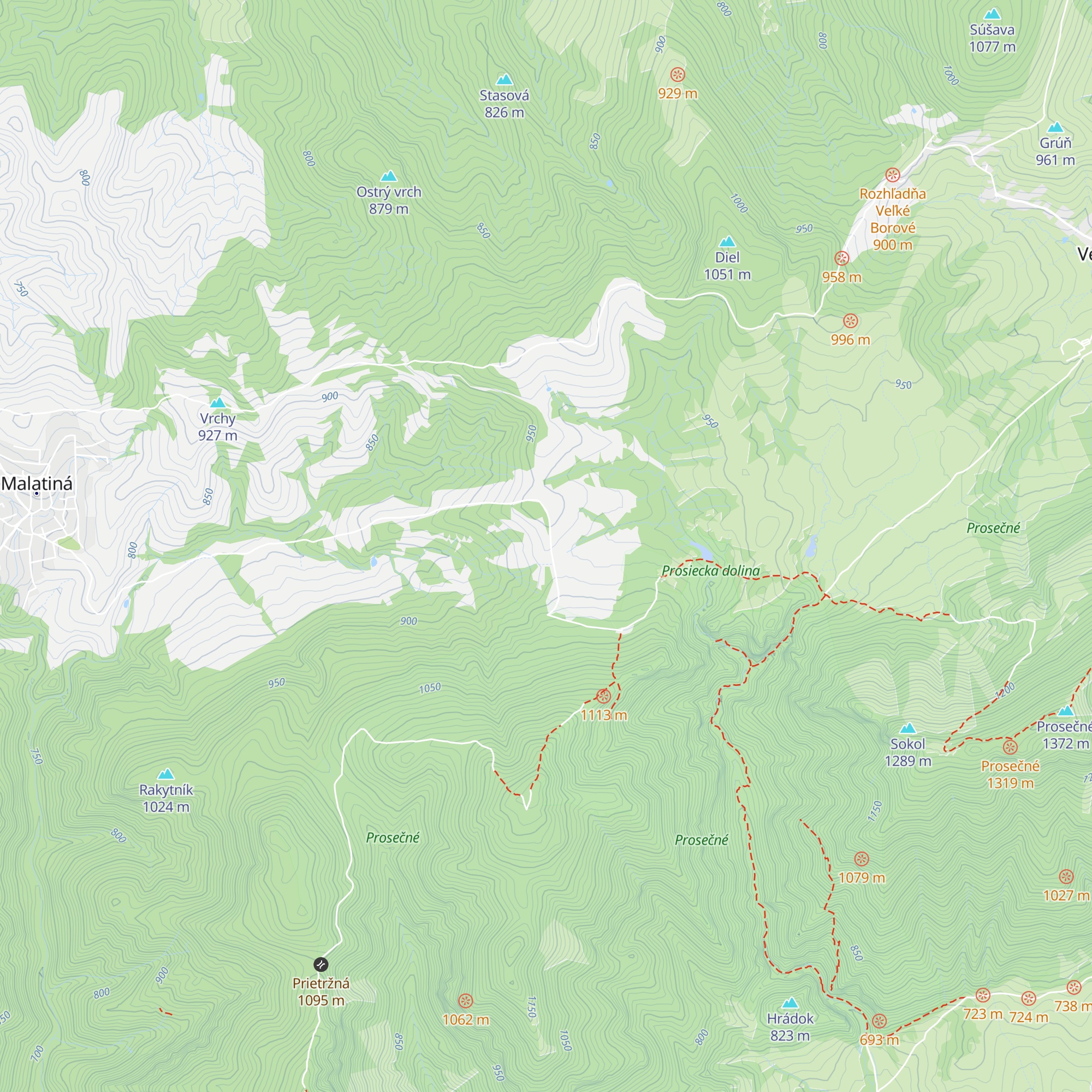 Pajta na Grúni map