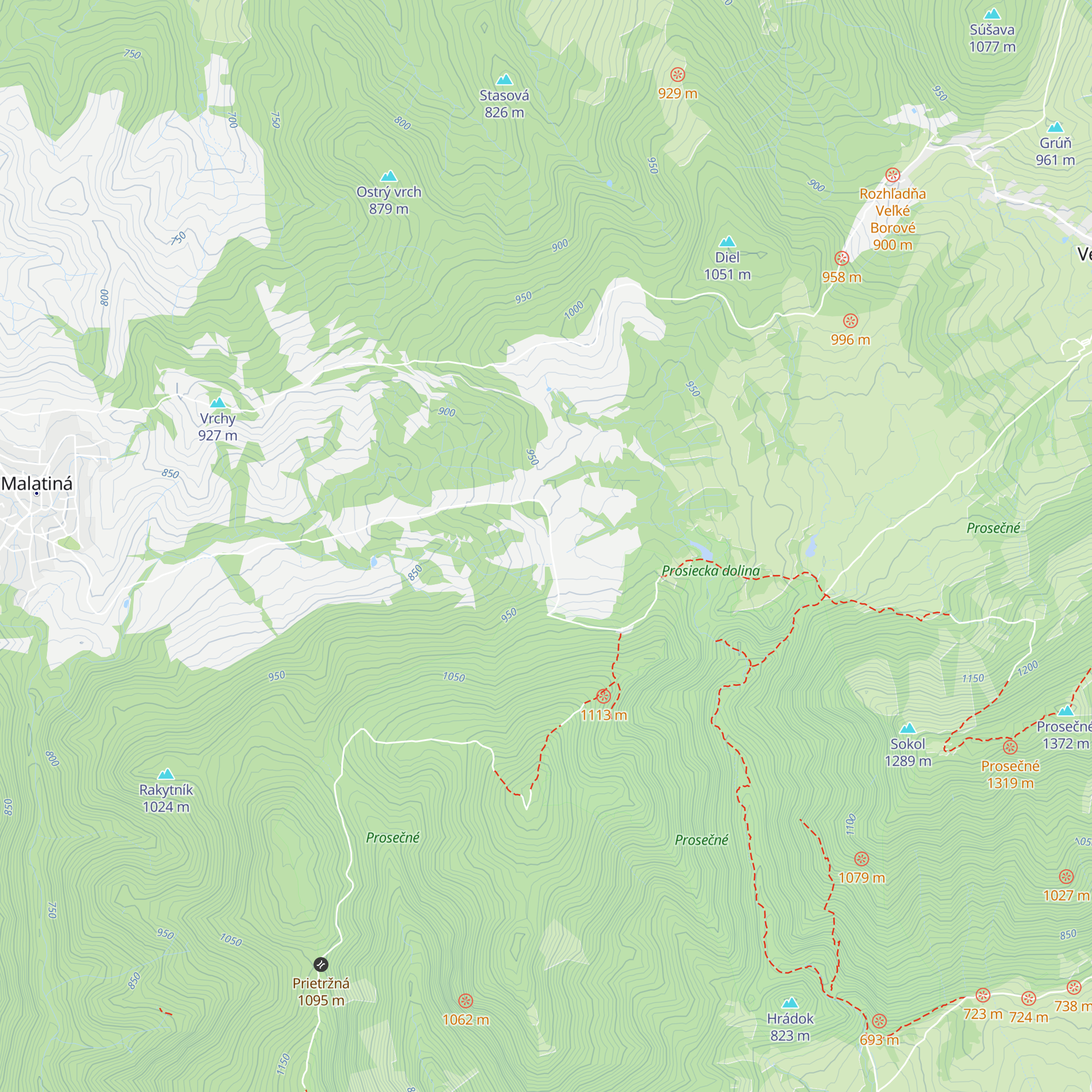 Pajta na Grúni map