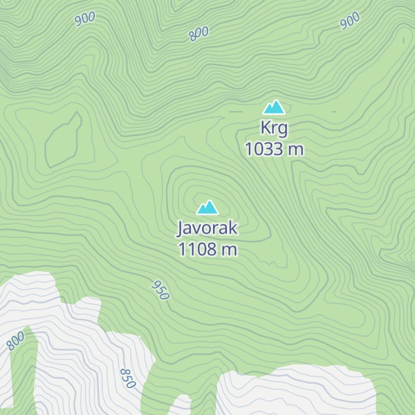 Map of Javorak
