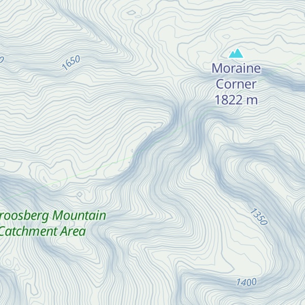 Map of Milner Peak