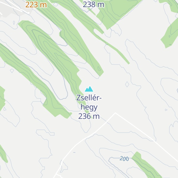 Map of Zsellér-hegy