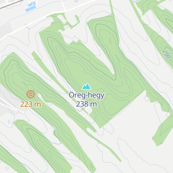 Map of Öreg-hegy