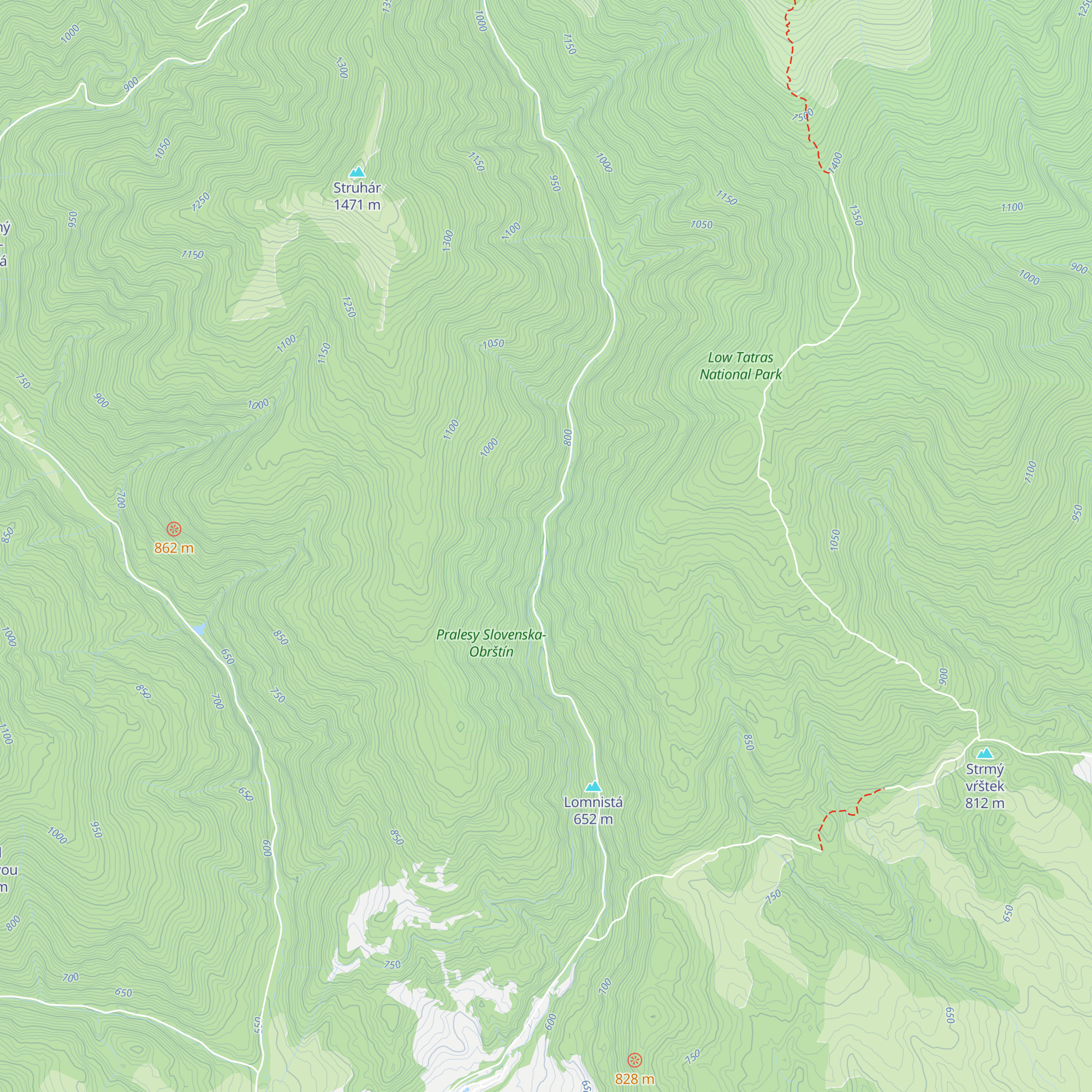 Nápustný objekt Železiarne Podbrezová map