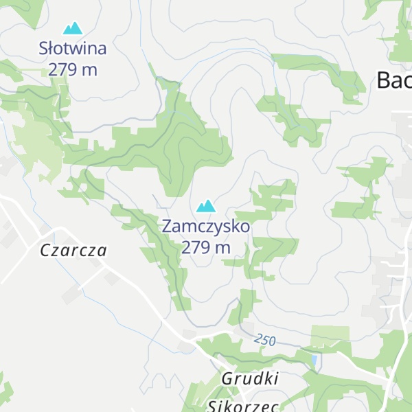 Map of Zamczysko