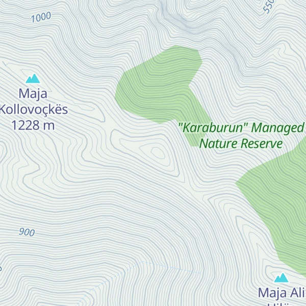 Map of Maja Shtrung e Gurit