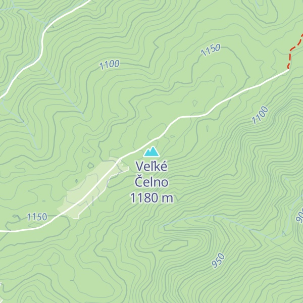 Map of Veľké Čelno