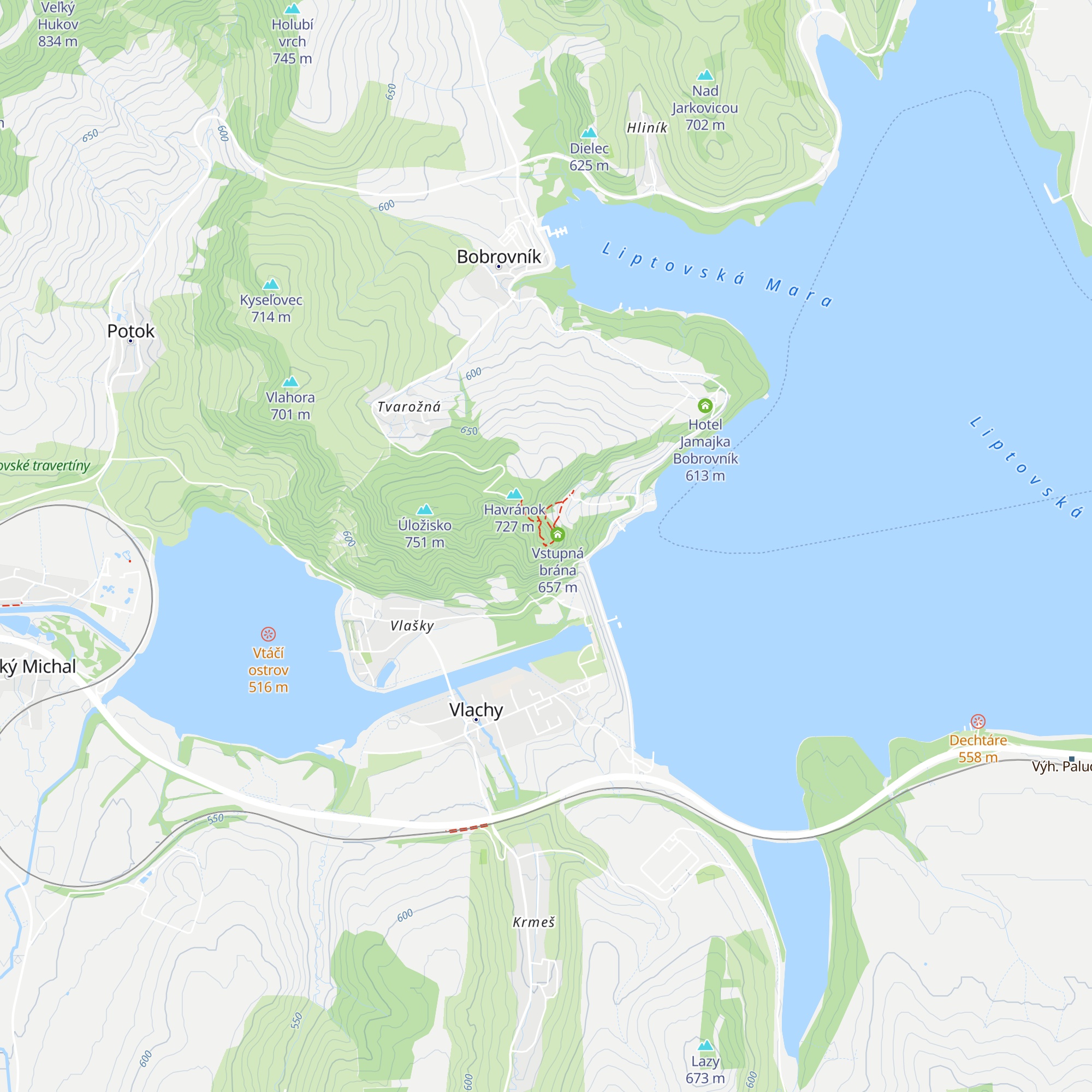 Vstupná brána map