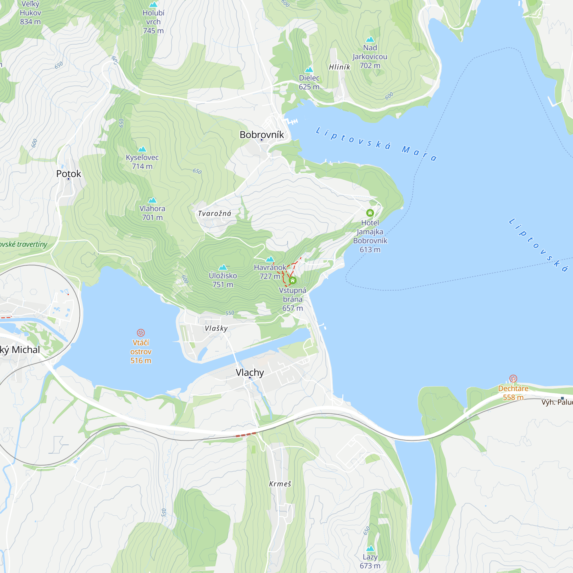 Vstupná brána map