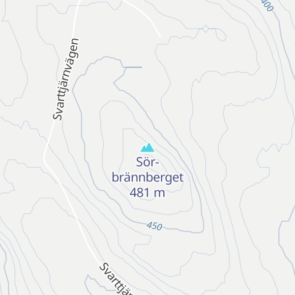 Map of Sör-brännberget