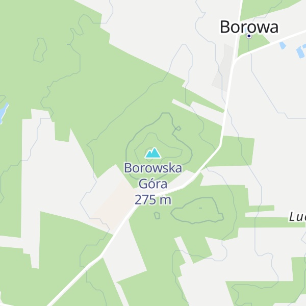 Map of Borowska Góra