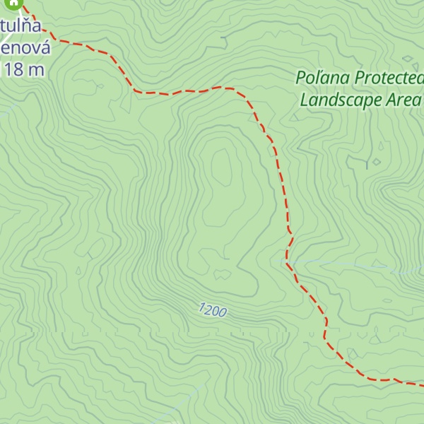 Map of Brusniansky grúň