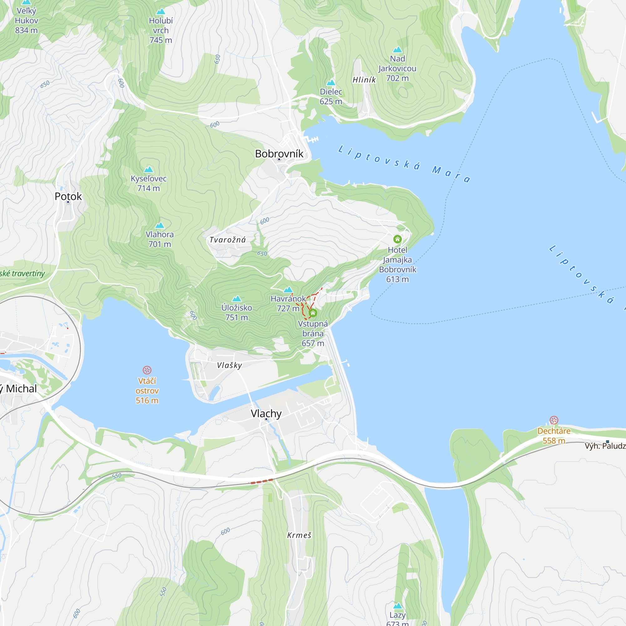 Vstupná brána map