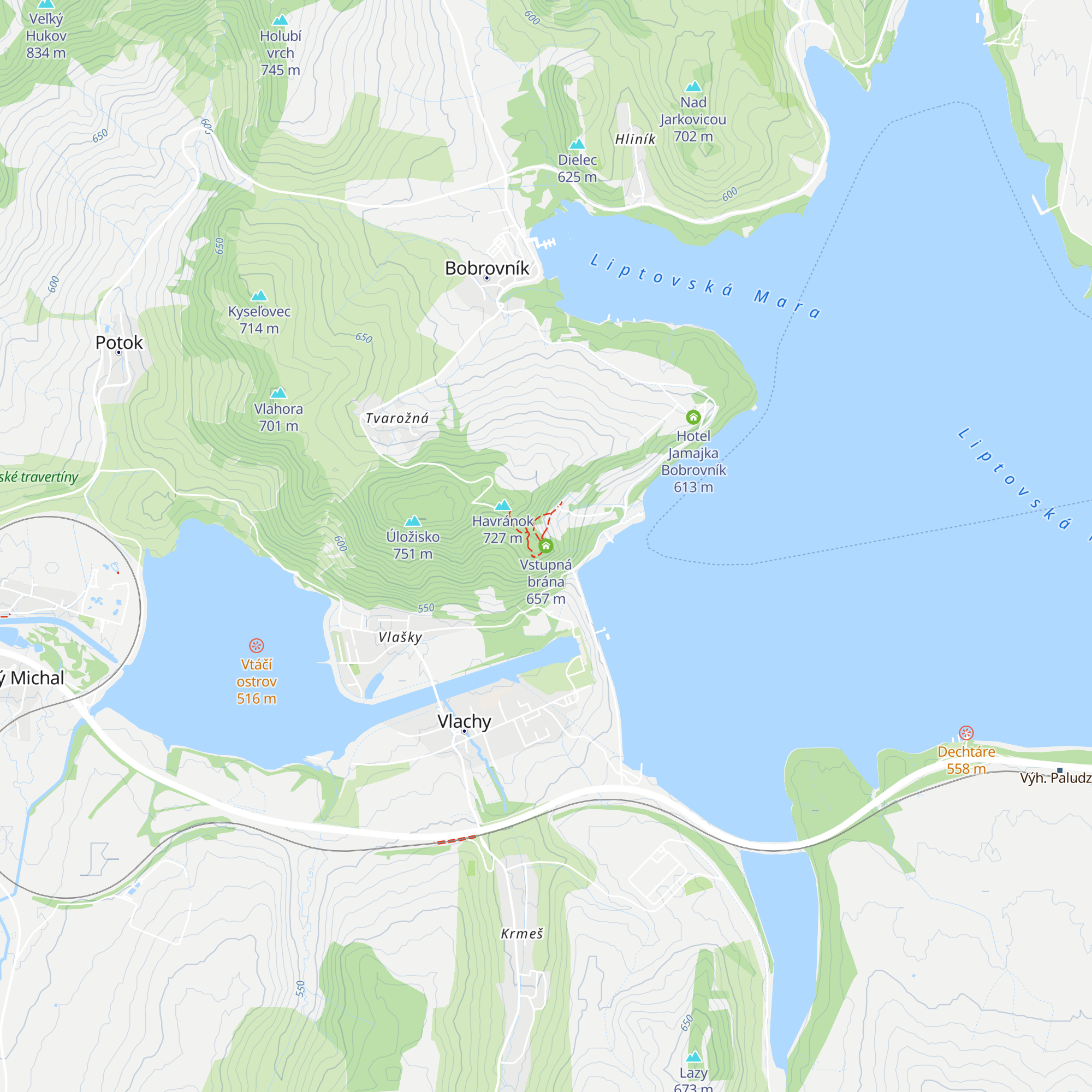 Vstupná brána map