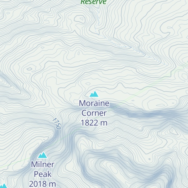 Map of Moraine Corner