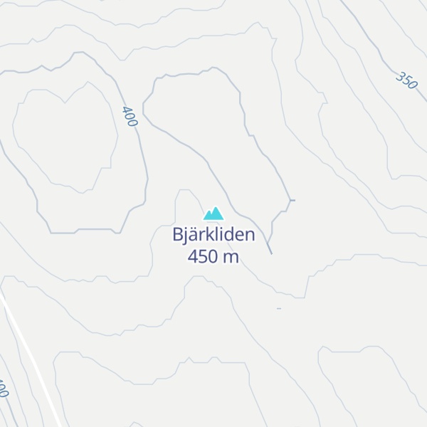 Map of Bjärkliden
