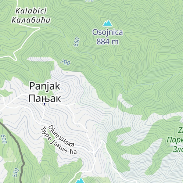 Map of Vilino kolo