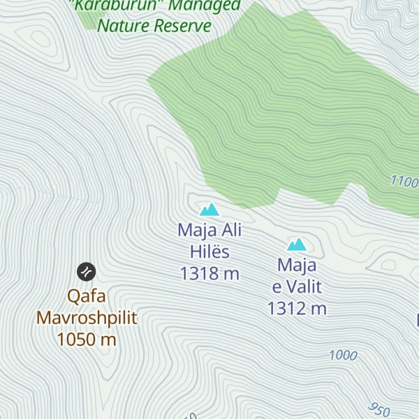 Map of Maja Ali Hilës