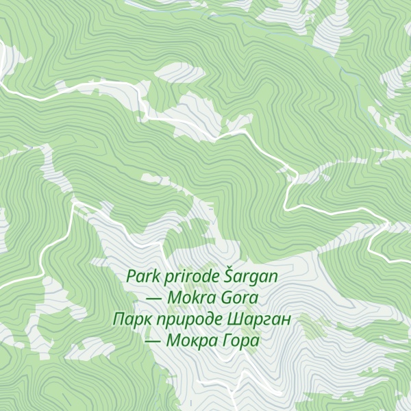 Map of Putno brdo