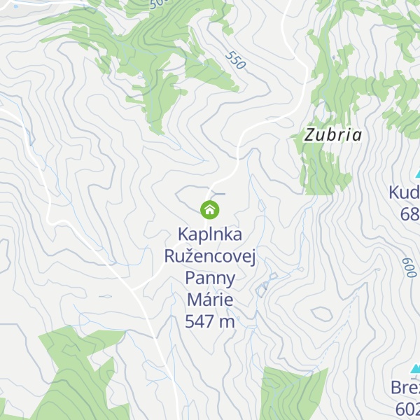 Map of Kaplnka Ružencovej Panny Márie