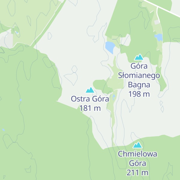 Map of Ostra Góra