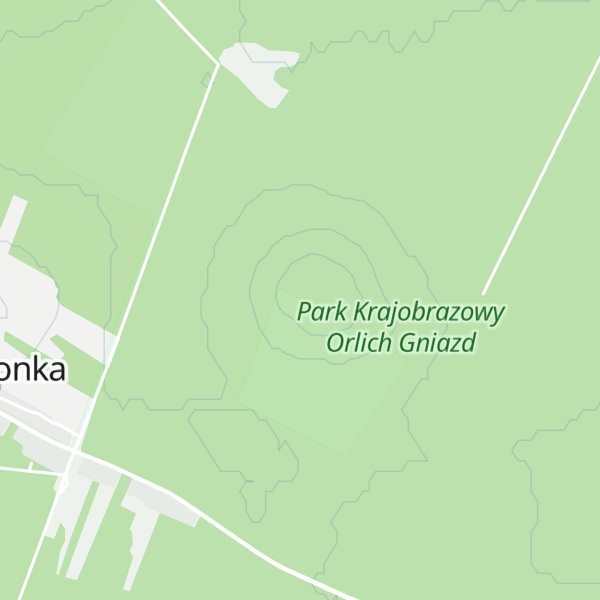 Map of Lisia Góra