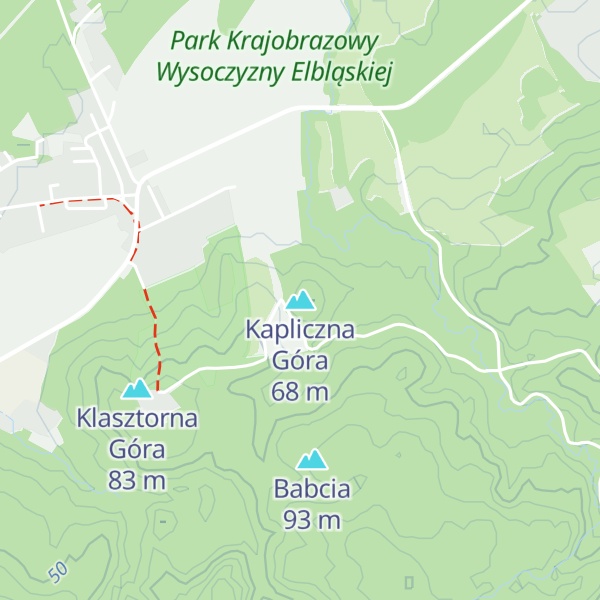 Map of Kapliczna Góra