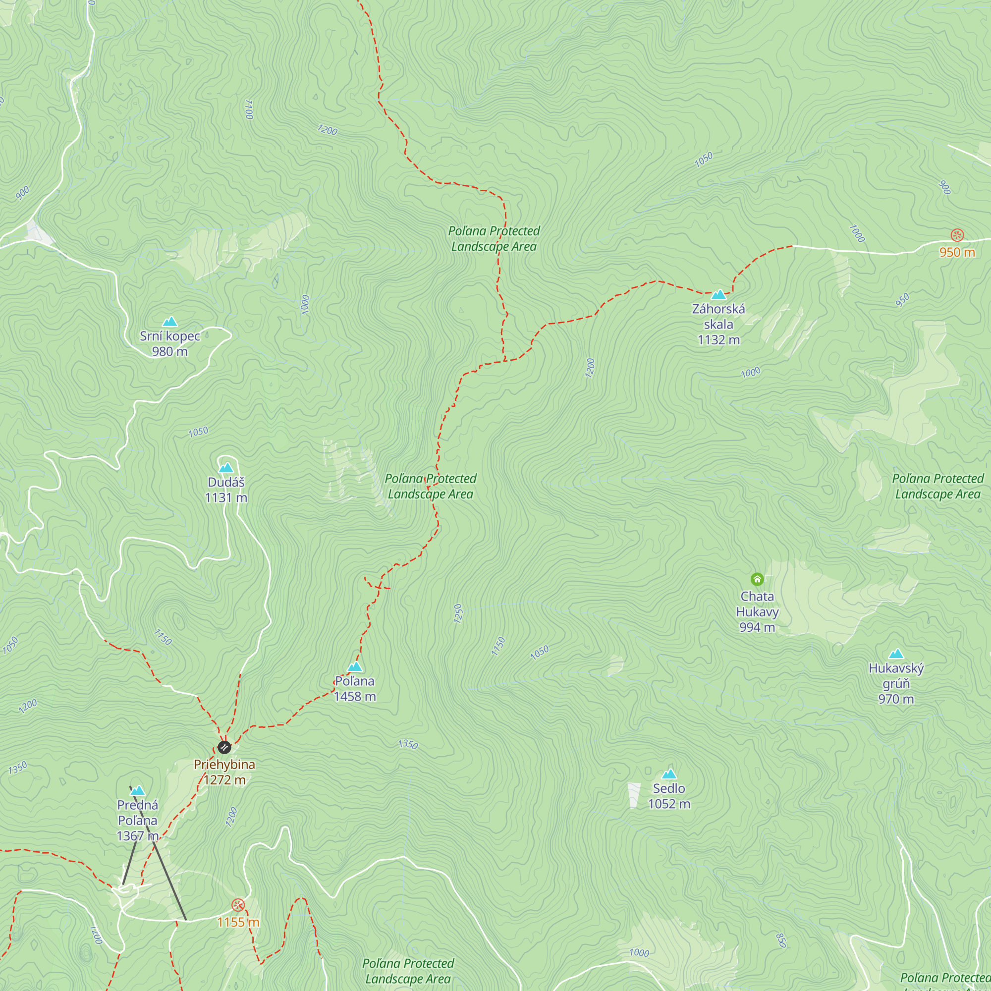 Koliba na Strunge map
