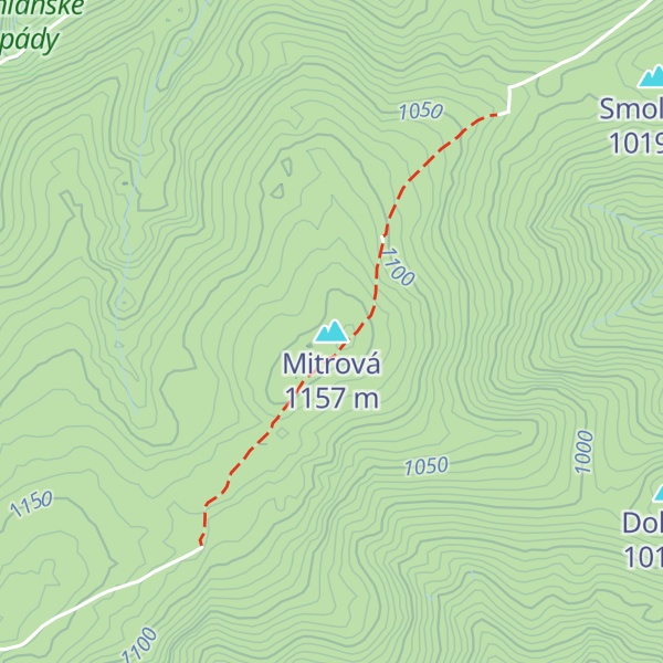 Map of Mitrová