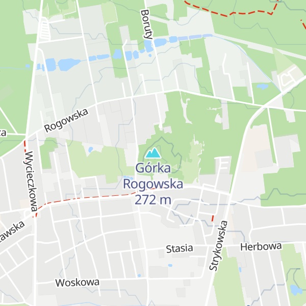 Map of Górka Rogowska