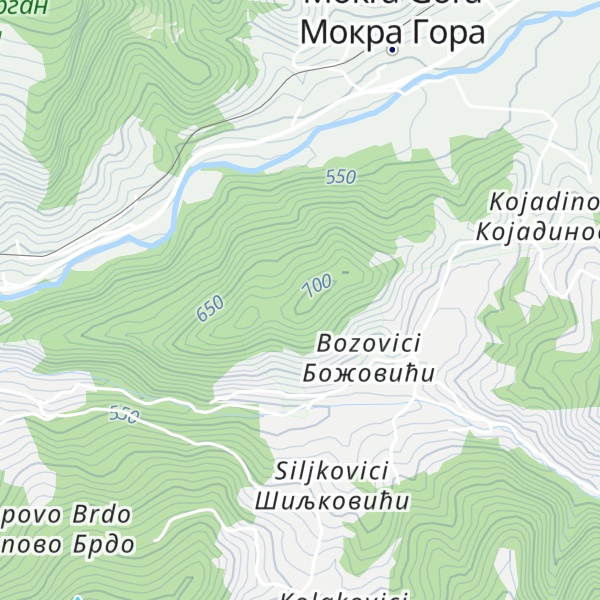 Map of Božurica