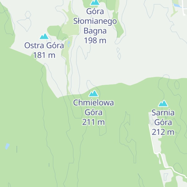 Map of Chmielowa Góra