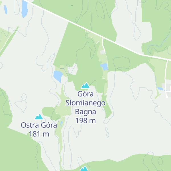 Map of Góra Słomianego Bagna