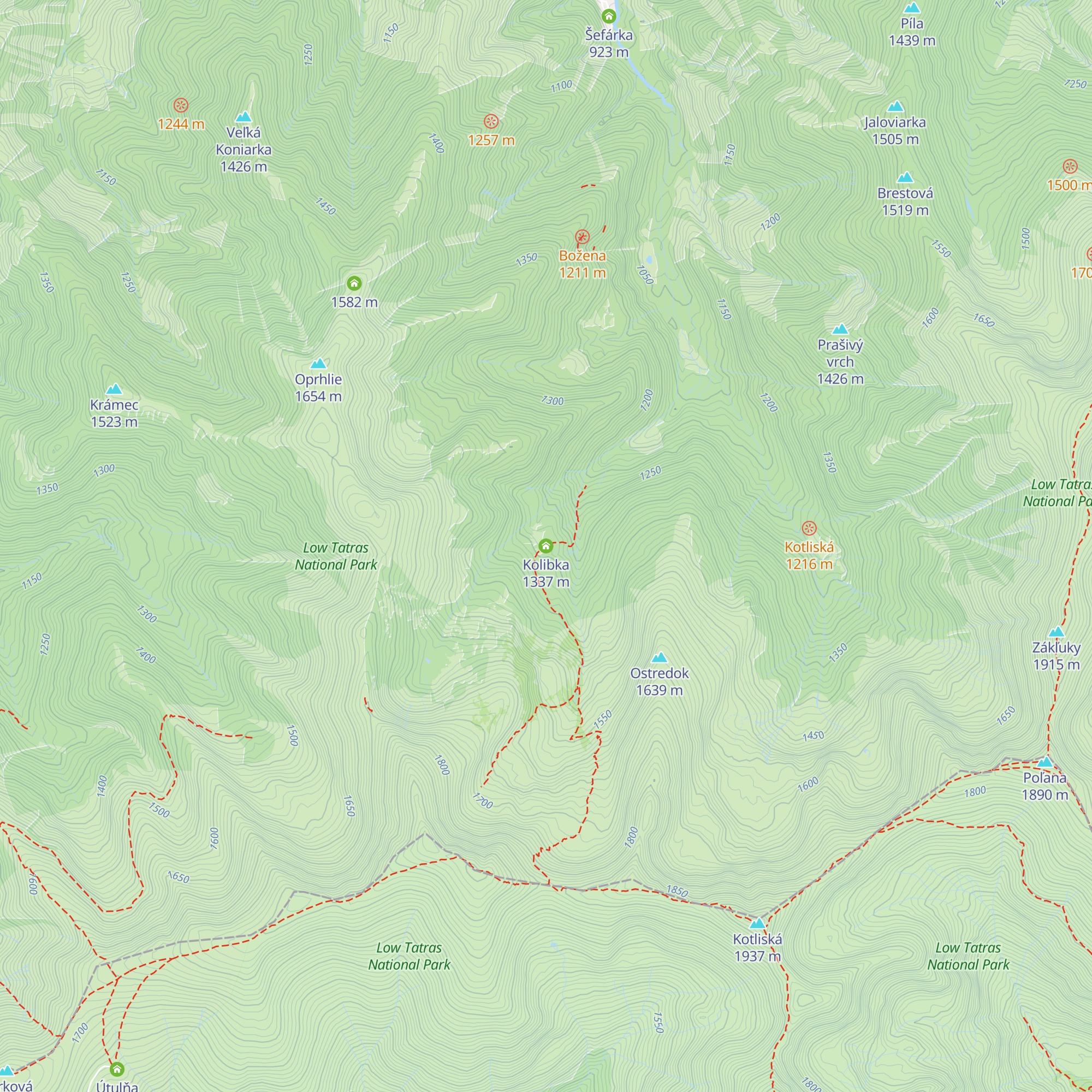Kolibka map