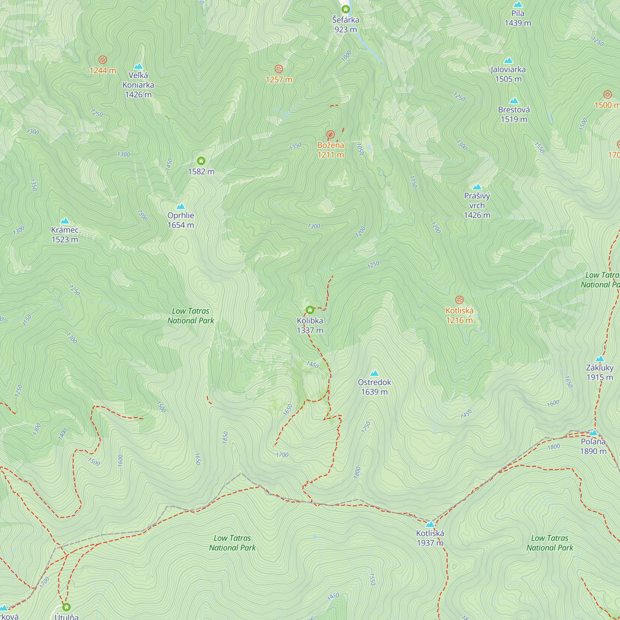 Kolibka map