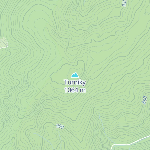 Map of Turníky