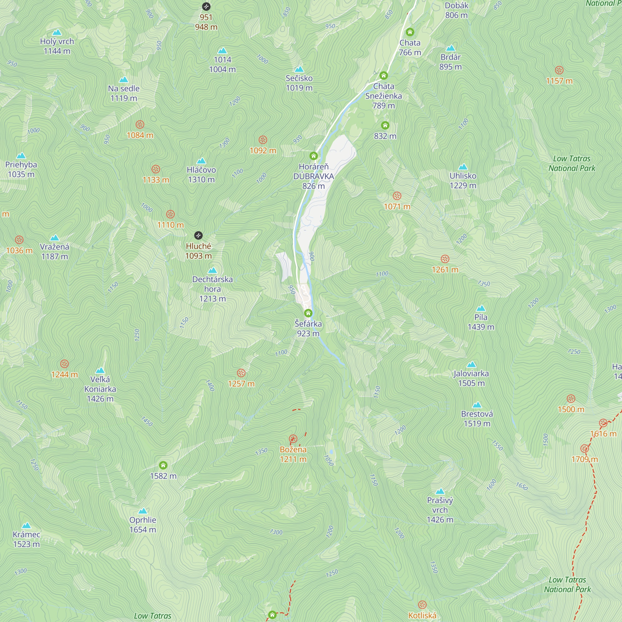 Elektráreň map