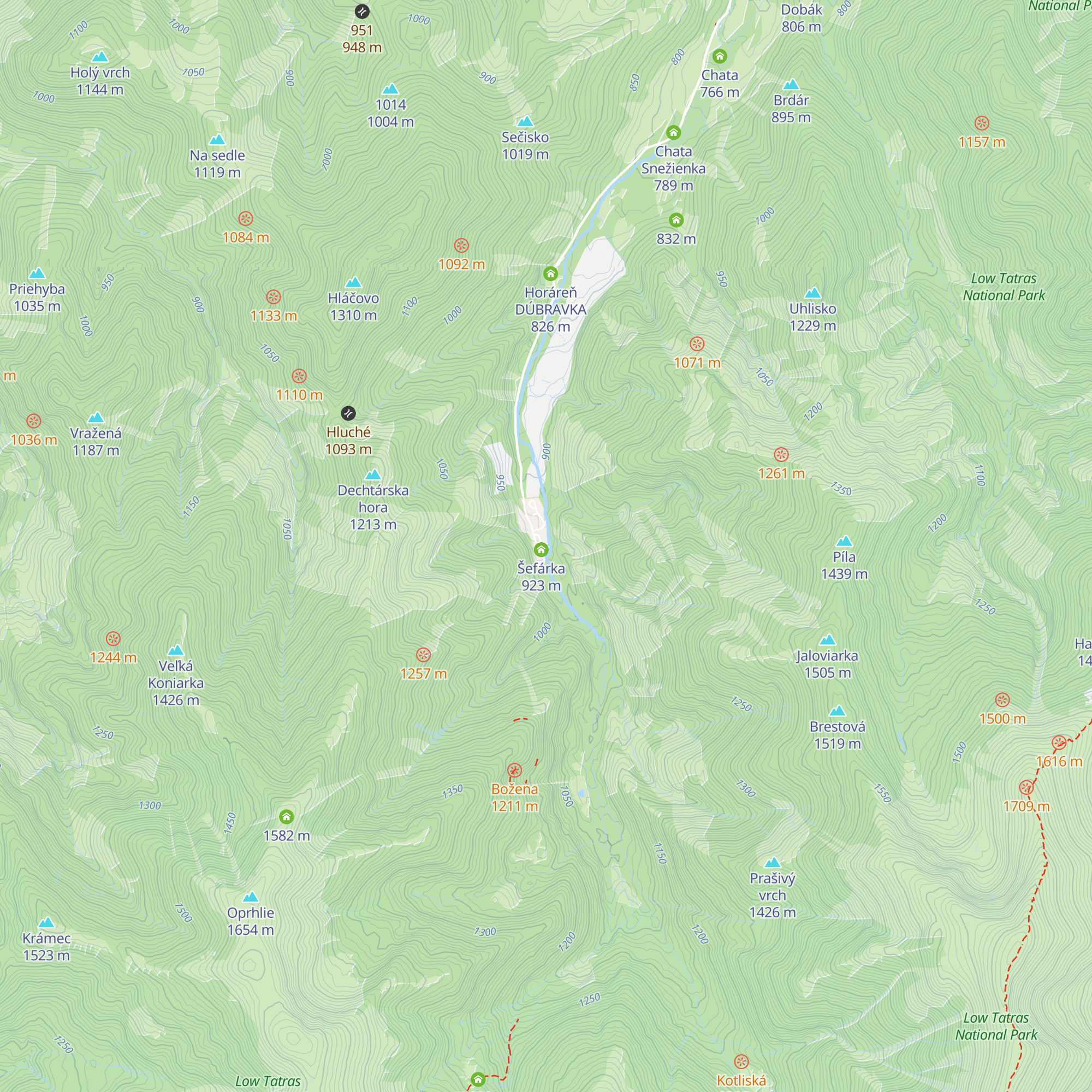 Elektráreň map