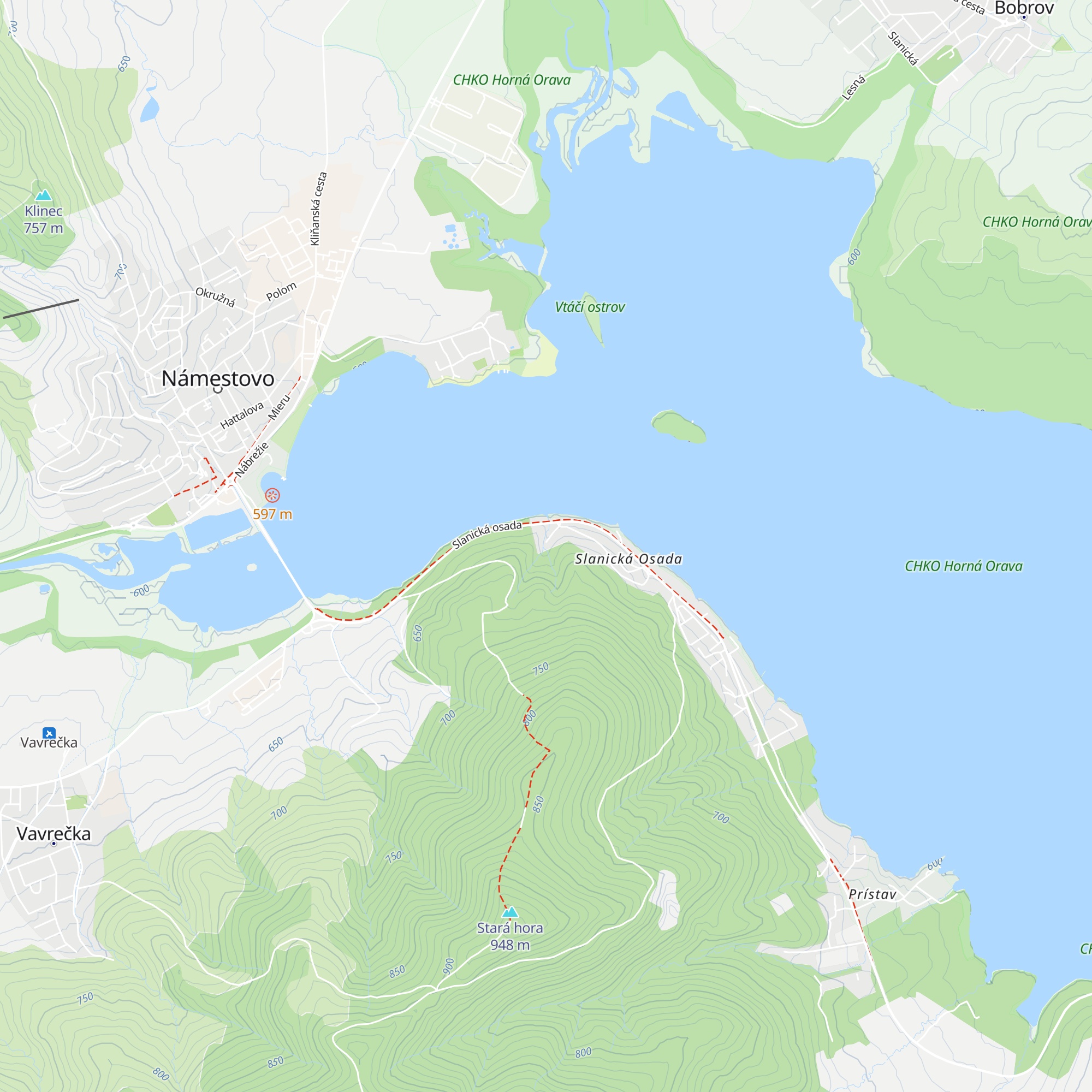 Chata Ester Oravská priehrada map