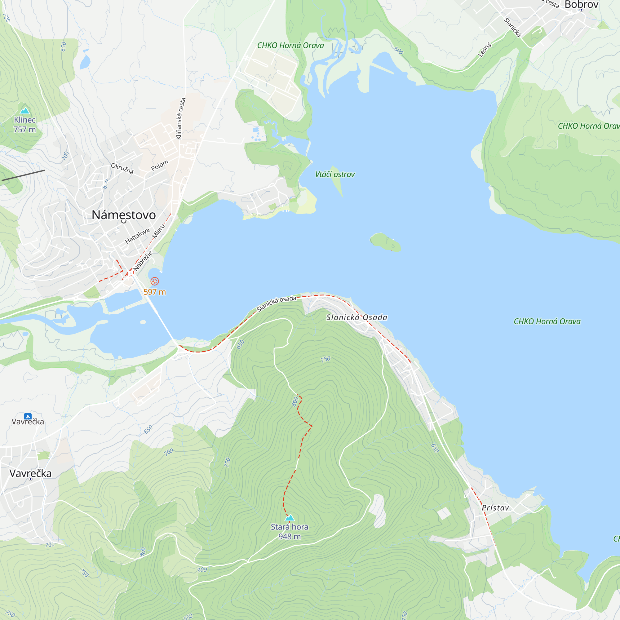 Chata Ester Oravská priehrada map