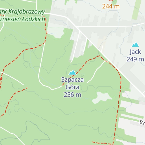 Map of Szpacza Góra