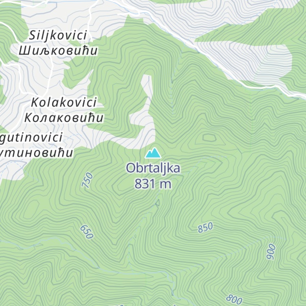 Map of Obrtaljka