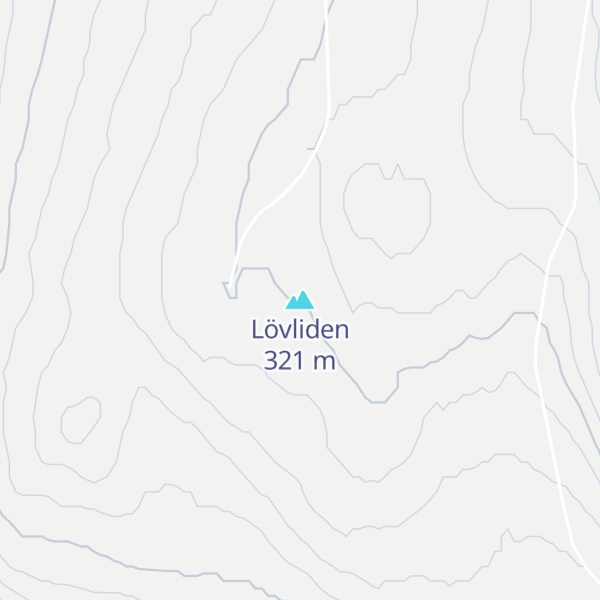 Map of Lövliden