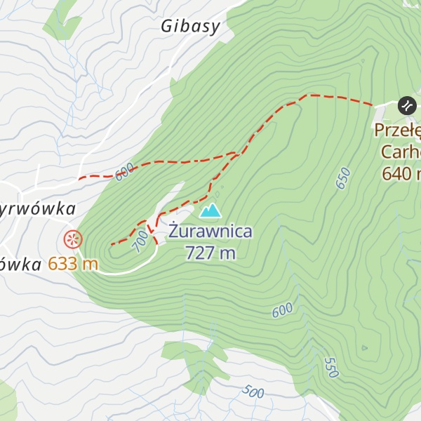 Map of Żurawnica