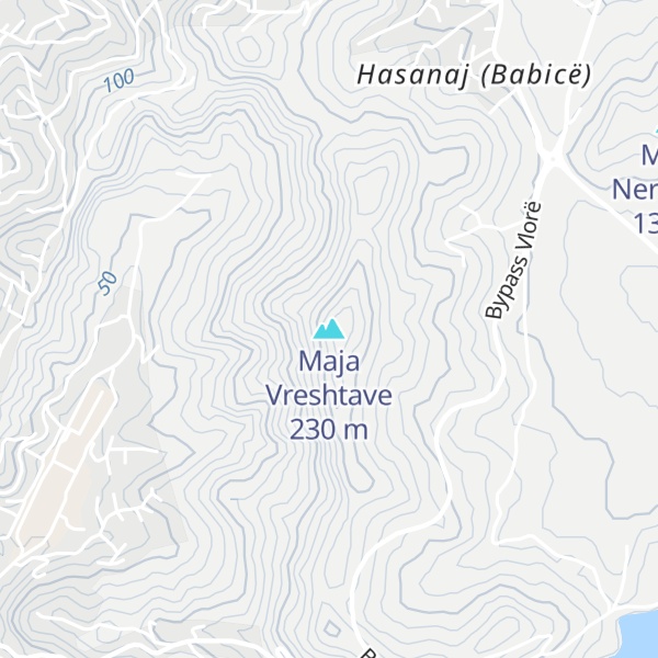 Map of Maja Vreshtave