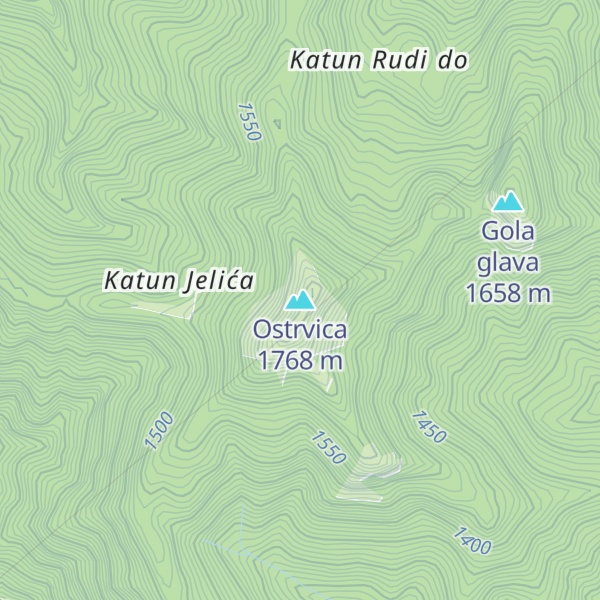 Map of Ostrvica