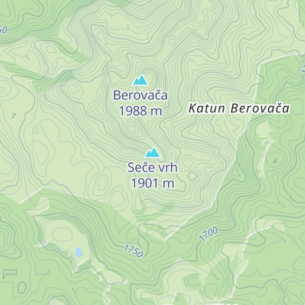 Map of Seče vrh